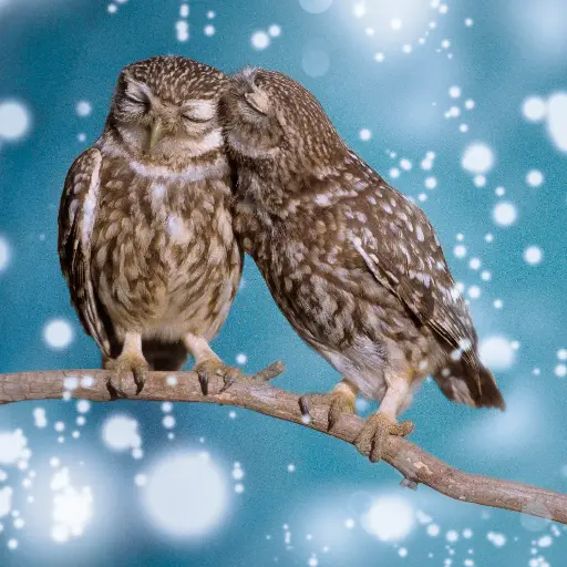 [GEO-DK-212114] GEO-Doppelkarte »Kauz sucht Käuzin«